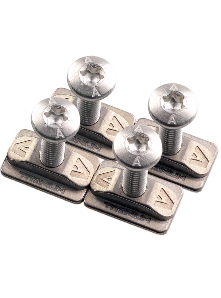 Titanium T Nuts with 316L screws